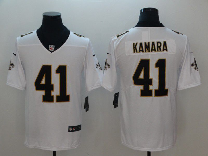 Men New Orleans Saints 41 Kamara White Nike Vapor Untouchable Limited NFL Jerseys